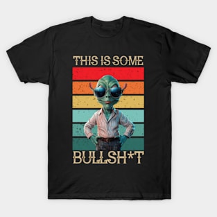 Retro Resident Alien Bullshit T-Shirt